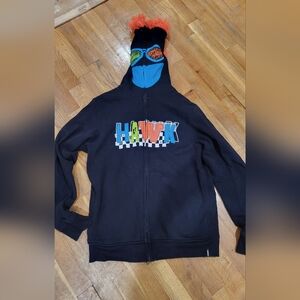 Mohawk Hoodie Sweatshirt Jacket